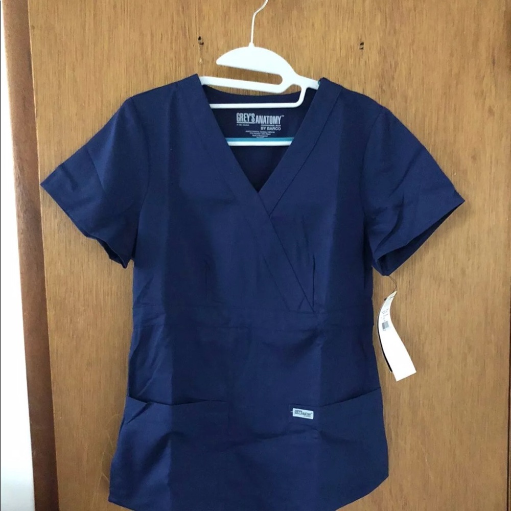Grey’s Anatomy Navy Scrub Top